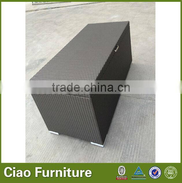 black color garden storage box