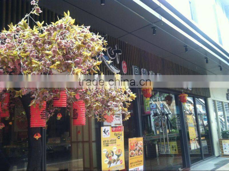 KFC MCDonald and Pizza Hut commercial district deco japon Cherry tree YHS09 134