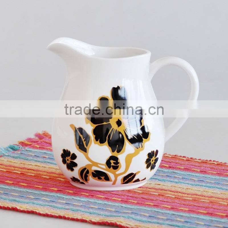 Milk Jar 1.2L with porcelain material & full decal printing