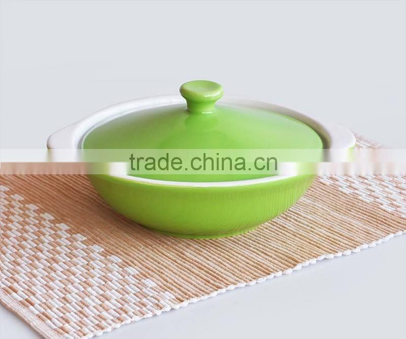 ceramic glaze bakerware with lid, Rectangle Oval Square Round Roaster