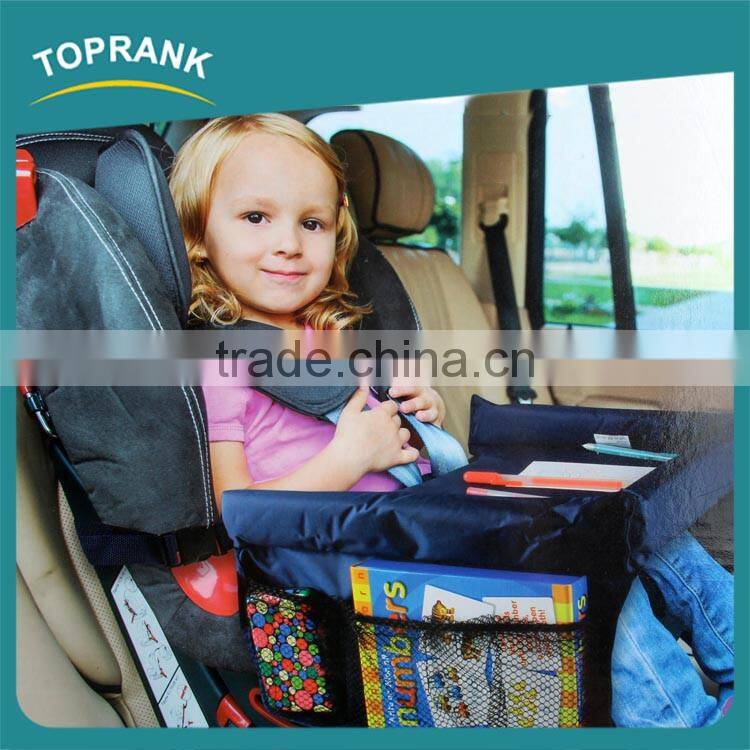 New design multi purpose safe sponge folding car food tray for kids