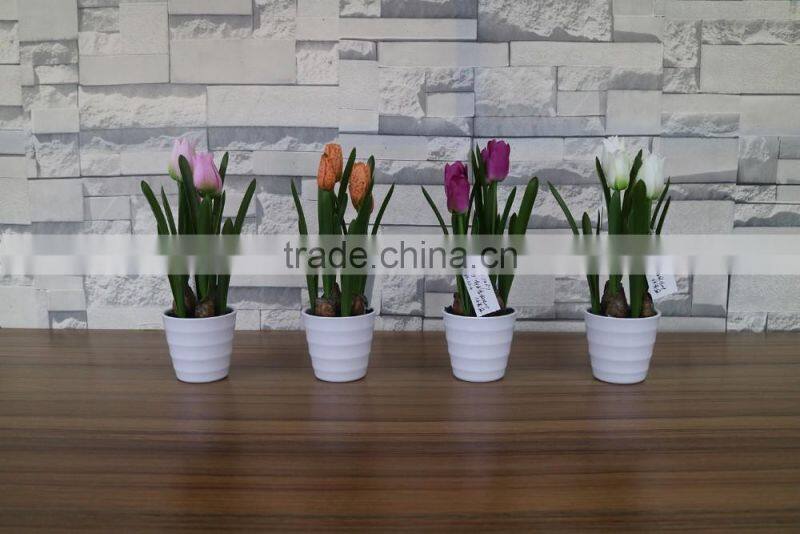 Artificial colourful flower bonsai for home and commercial decoation