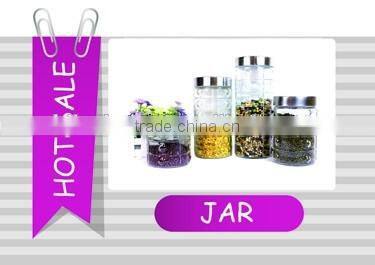 clear small decorative pillar glass candle holder jar