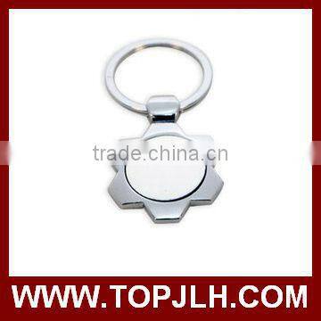 unique personalized image transfer sublimation keychain for printing