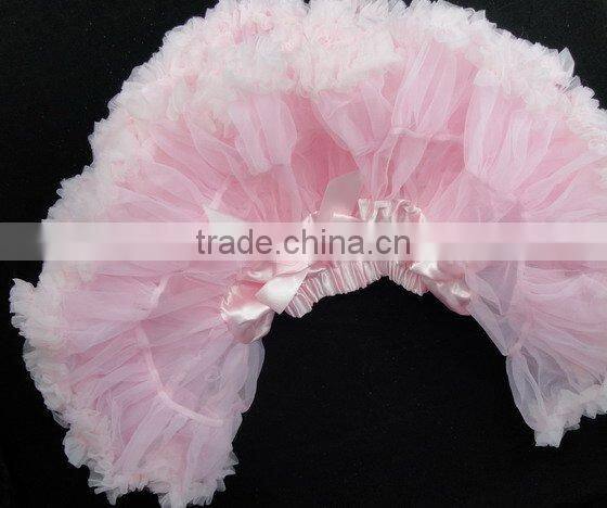 Petticoats ribbon dresses tutu pettiskirts with ribbon satin multicolor no moq