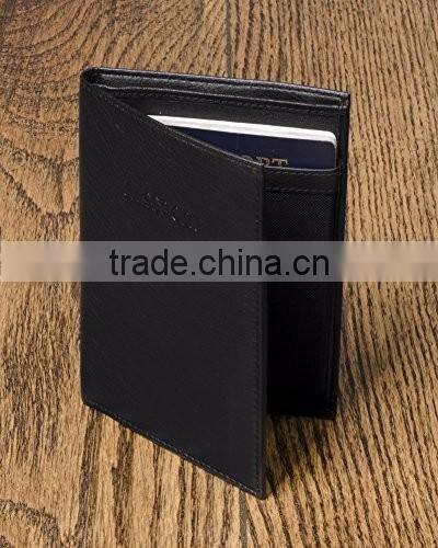 anti thief New arrival logo custom faux leather cheap passport holder