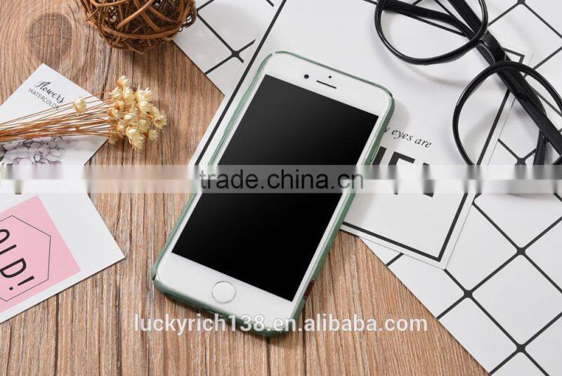 2017 new customized cool boy brushed luminous PC phone case for iPhone 6G/7G