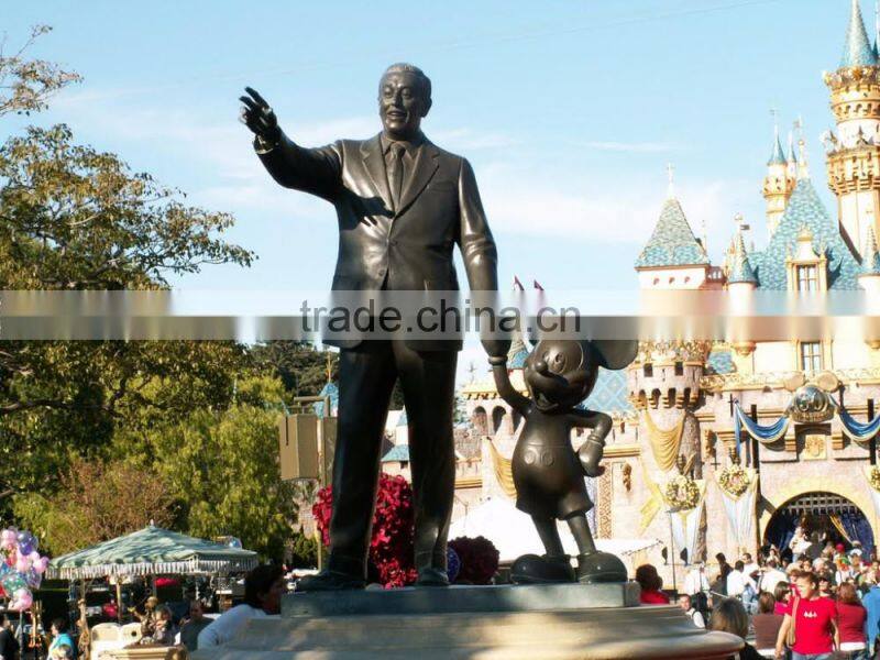 large outdoor copper sculptures metal craft bronze mouse statue