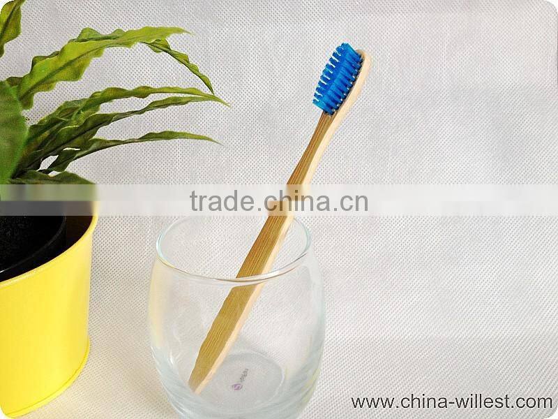 home use bamboo tooth brush, toothbrush with bamboo handle