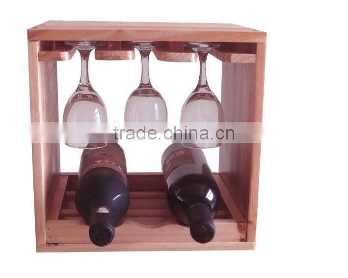 2016 hot sale hot sale pine wooden cup bottle holder