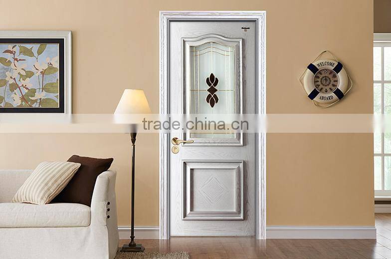Modern design American style wooden door security door (BG10-M485)