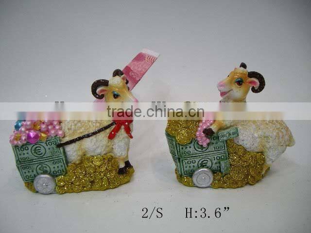 2015 fashion resin sheep crafts