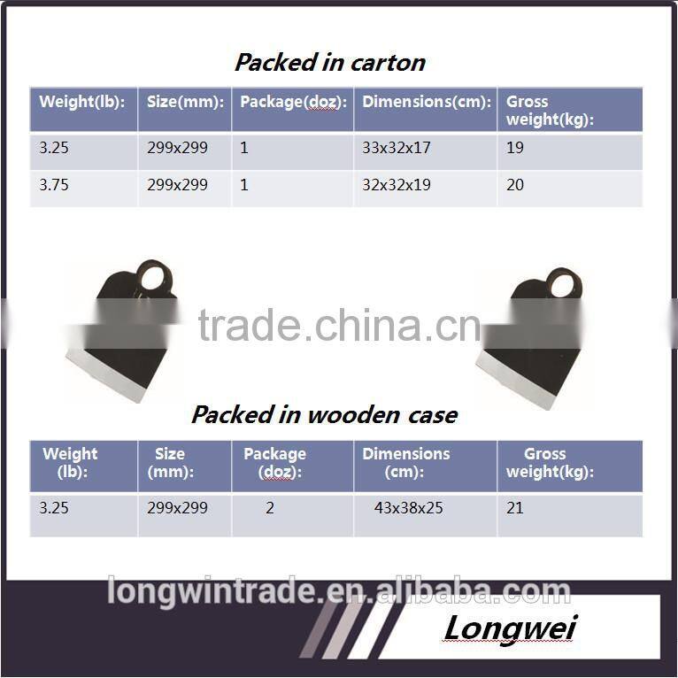 Types of steel Garden Hoe 305 , farm hoes and hand tools for sale