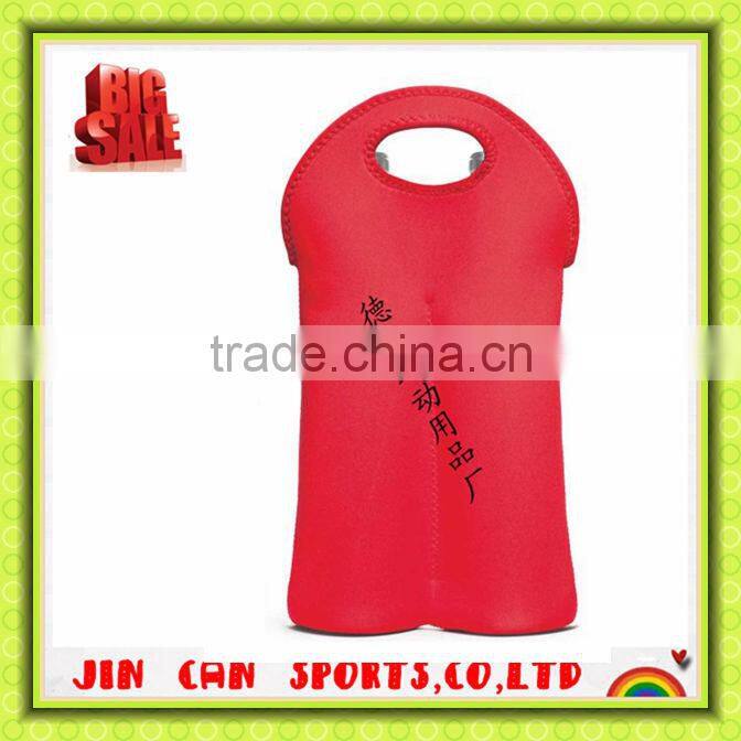 new design bulk reusable divided wine cooler tote bag