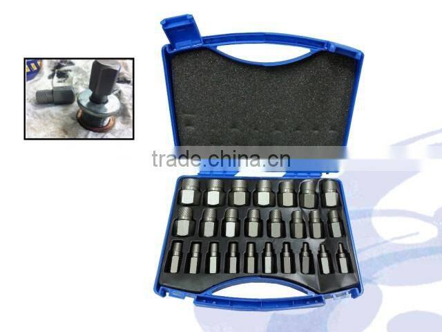 Hex Head Mult-Spline Screw Extractor Set