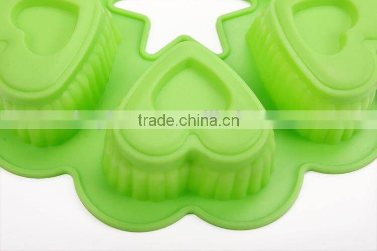 Non-stick flexible plastic food molds industrial loaf soap mold