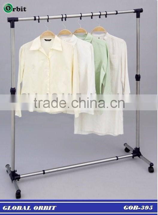 Heavy duty Mobile folding metal garment rack