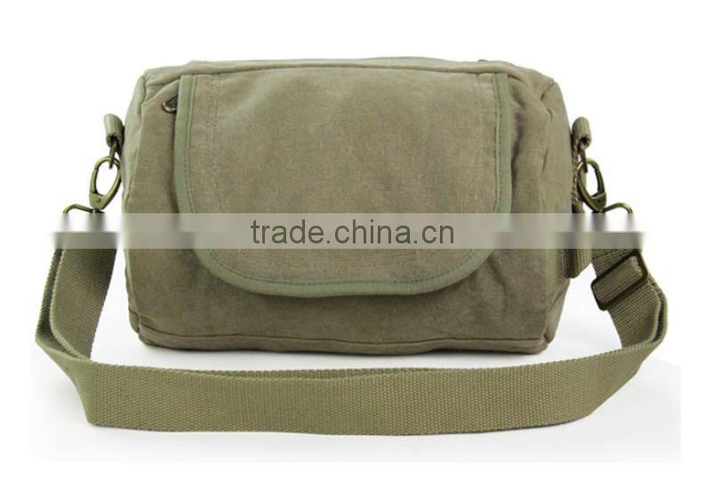 Travel Canvas Round Messenger Bag