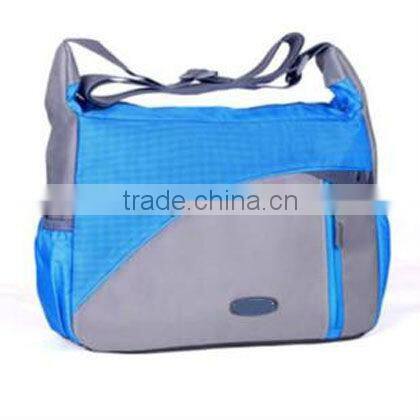 Lovely pink one strap sling bag for sports with polyester material