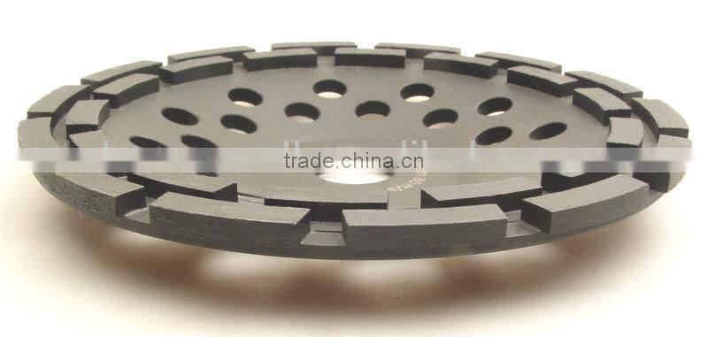 180mm Double Row Diamond Cup Wheel