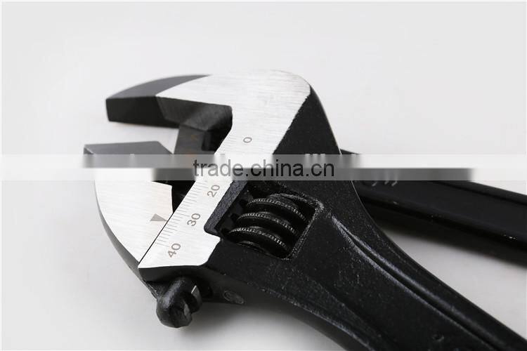 Black Finish Adjustable Wrench and Spanner