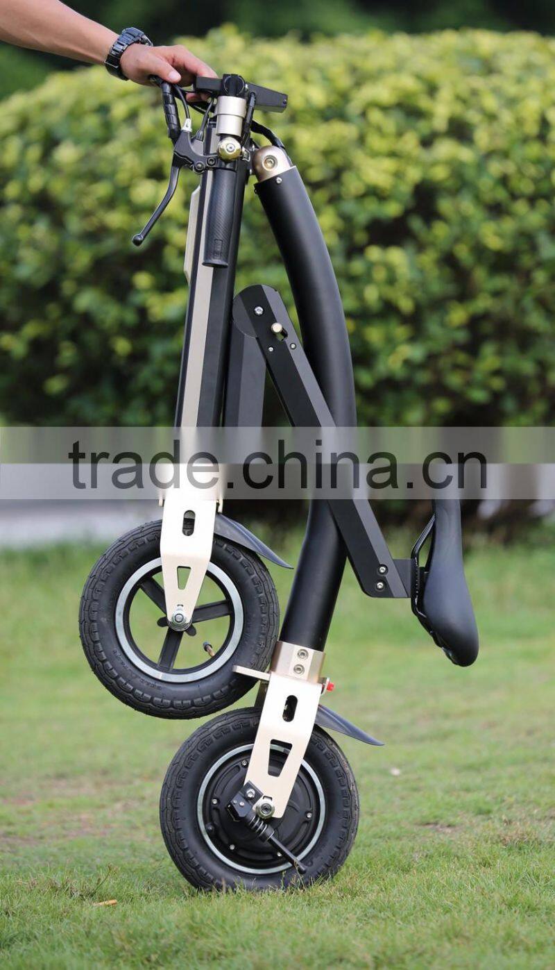 2017 new arrive Two Wheels Aluminum alloy Portable Foldable Electric Scooter