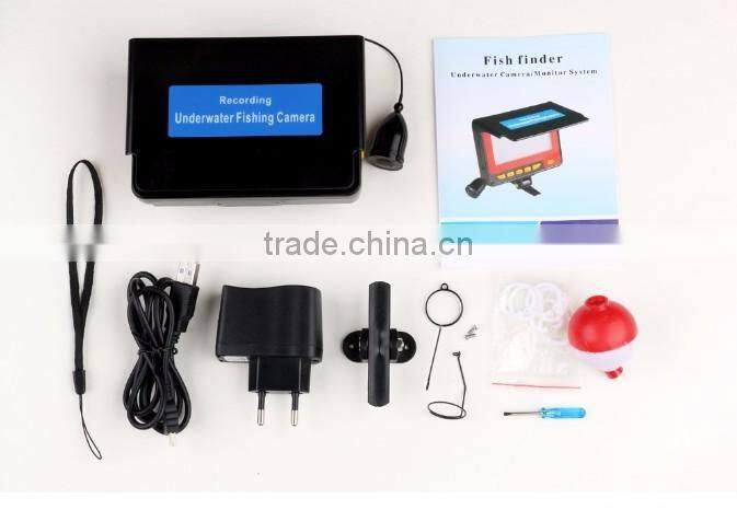 4.3inch TFT Underwater Fishing Camera fish finder camera with record founction