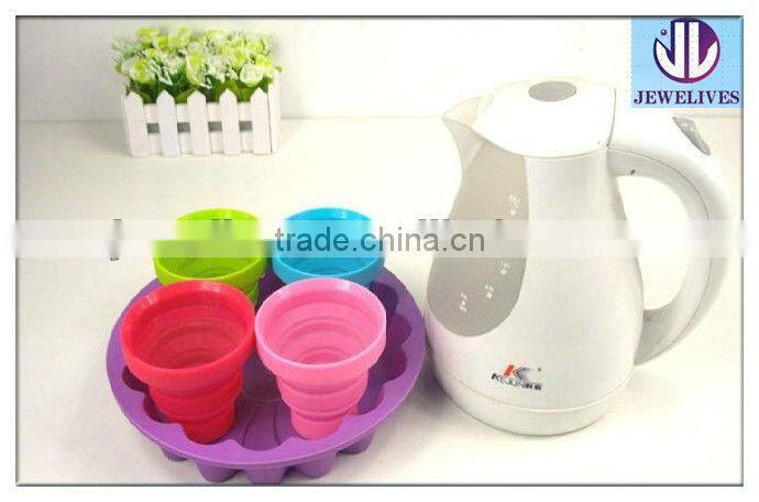 smallest collapsible mug silicone cup with lid travelling cup