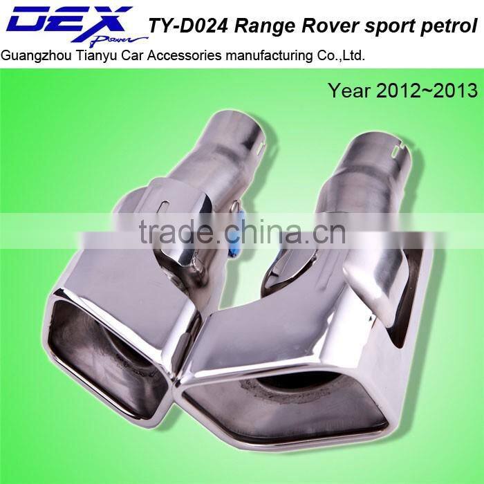 high quality auto part exhaust muffler system Range Rove---r Sport petrol tip