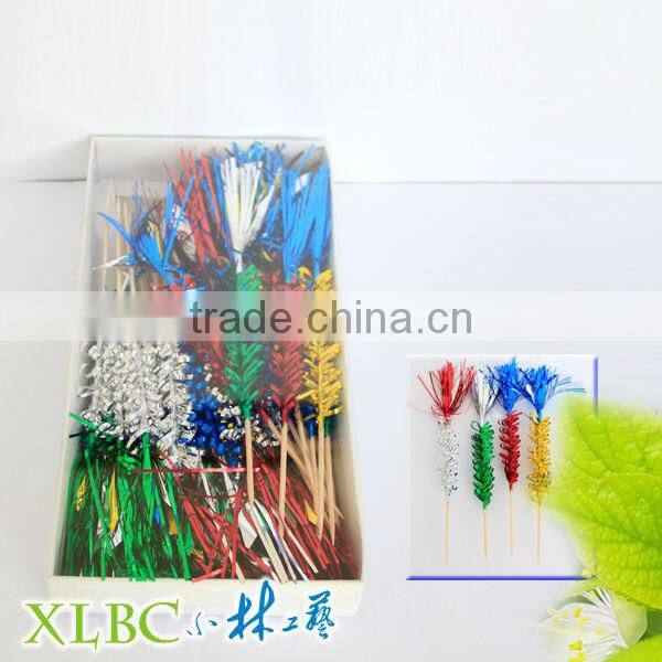 party items Three leaf flower ass craft picks