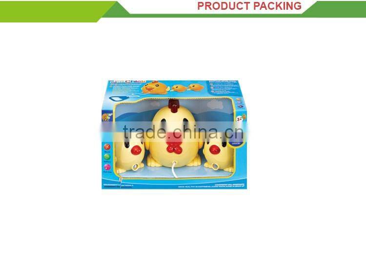 New product cartoon plastic animal mechanicals pull string toy