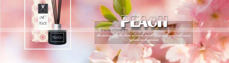 Hot selling black rattan sticks reed diffuser glass bottles wholesale