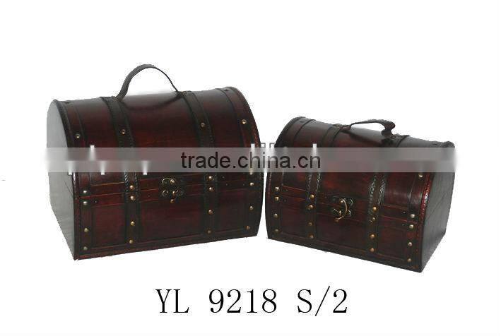 Antique Wood Storage Box YL9626