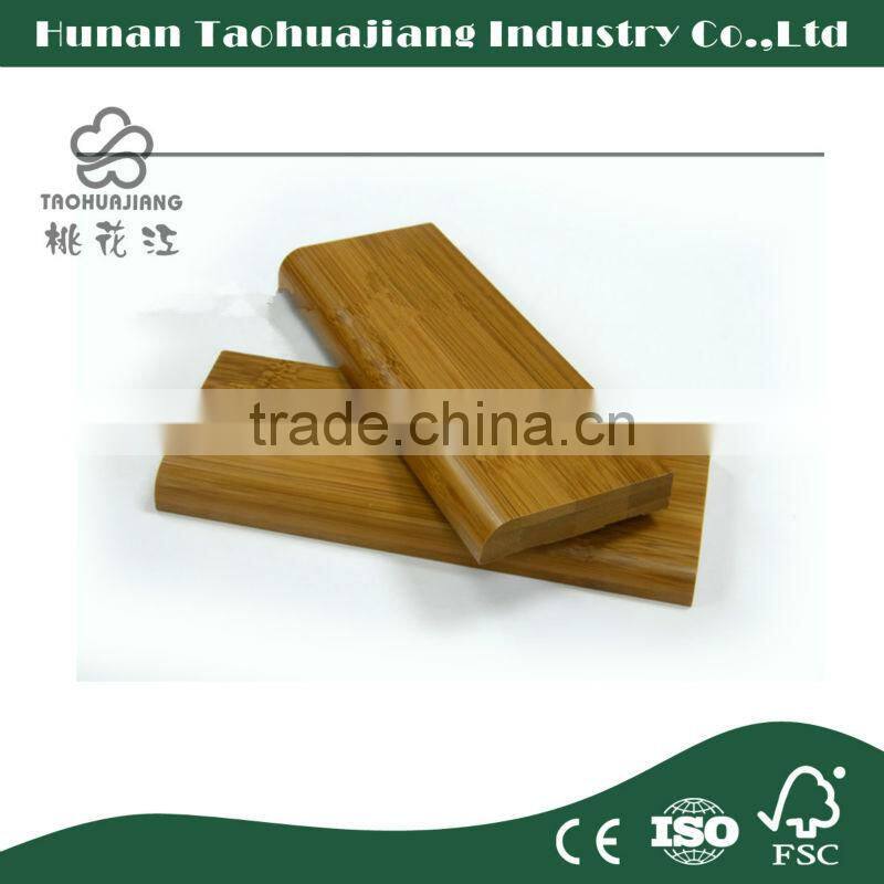 Bamboo baseboard Moulding For Deocration Material