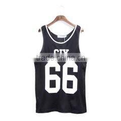 bulk men dry fit mesh polyester vest plain cheap wholesale mens sportwear vest