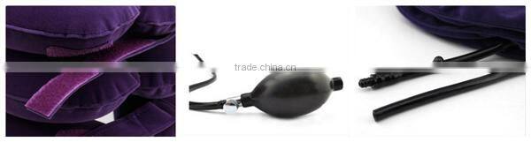 Hot sale neck pain relief pneumatic cervical collar , Cheap Inflatable cervical neck brace