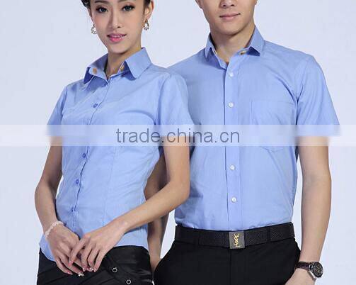 Women Dress Shirt Office Uniform Ladies Shirt short sleeve shirts