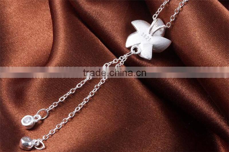 2017 New design 925 sterling silver windmill pendant necklace