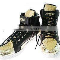 ht30 gold black hi-top athletic seankers k-pop style