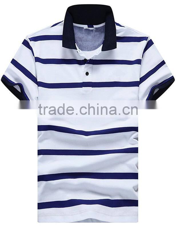 No design custom plain stripe polo shirt