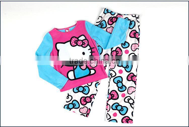2015 fashion kids warm pajamas