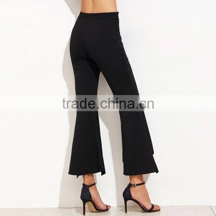 Yihao 2017 fashion stly women pants wholesale palazzo pant casual trousers