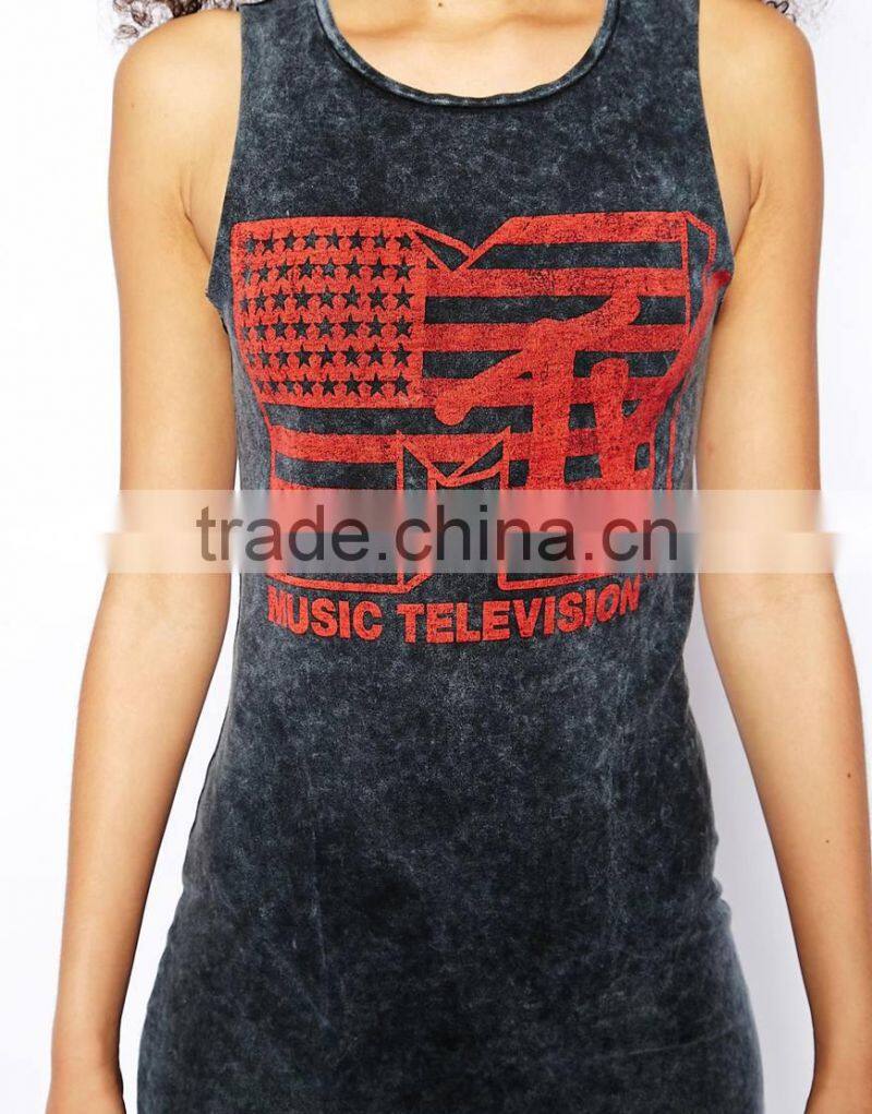 Mini Bodycon Dress with MTV Print