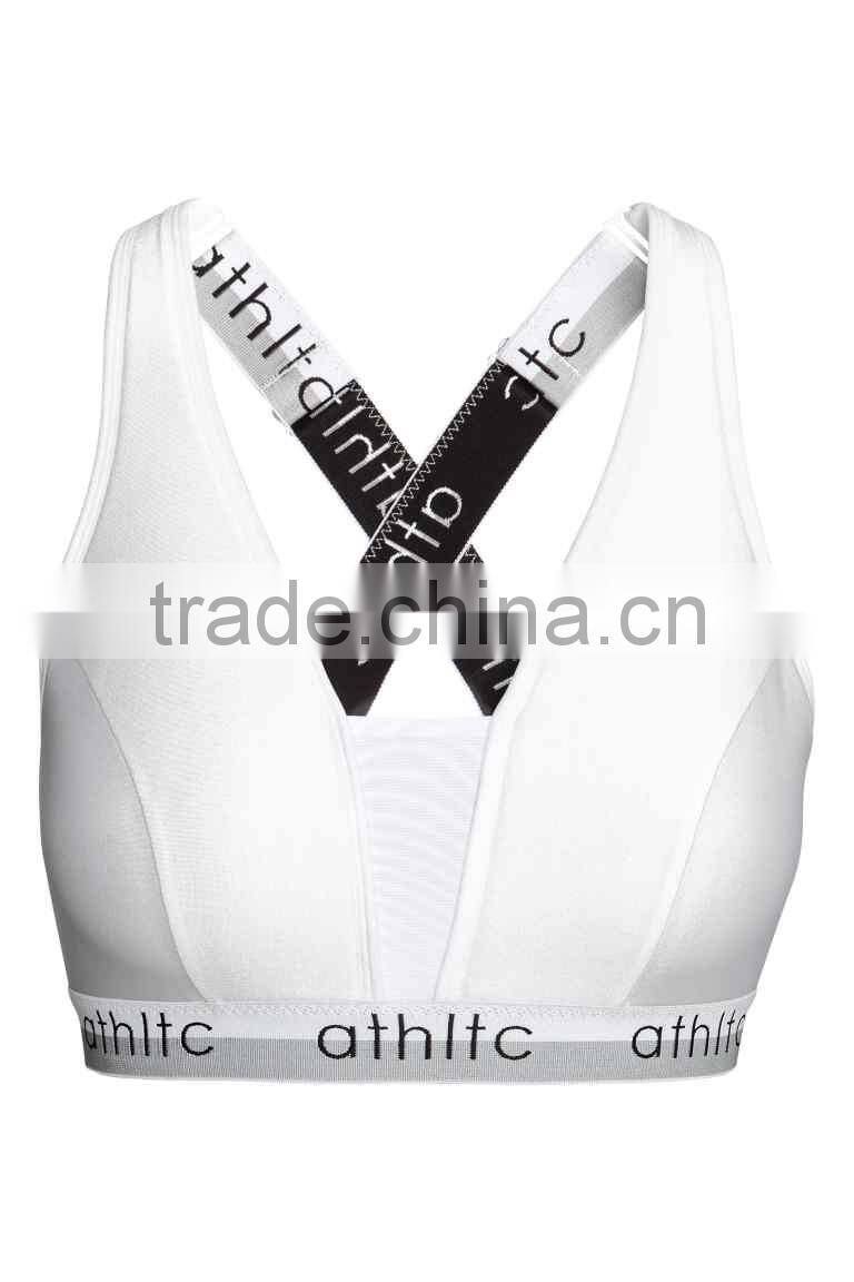 New Style Blank Breathable Gym Fitness Yoga Tops Women Sports Bra