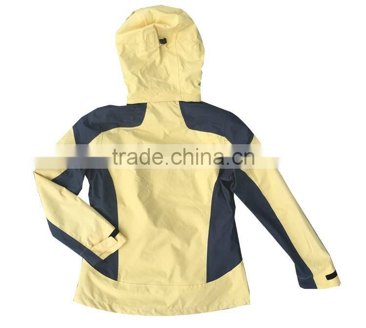 Outdoor sports waterproof women waterproof nylon ski jacket
