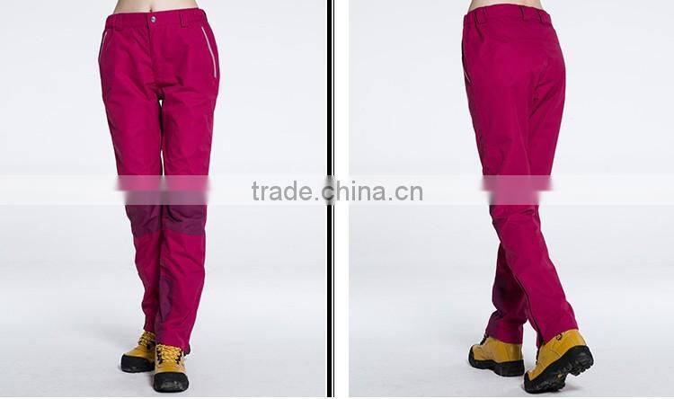 Womens outdoor casual baggy cargo waterproof trousers woodland pants
