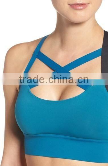 OEM service wholesale dry fit comfortable sexy ladies gym sport bra
