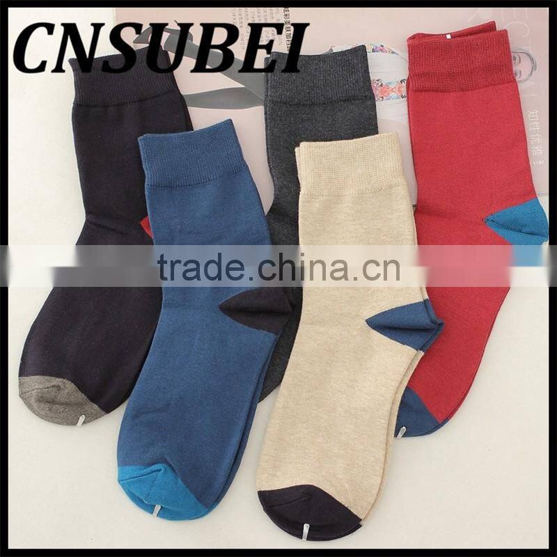 Bussiness Men Cotton Foot Tube Socks, Custom Design Men Wholesale shaoxing Socks