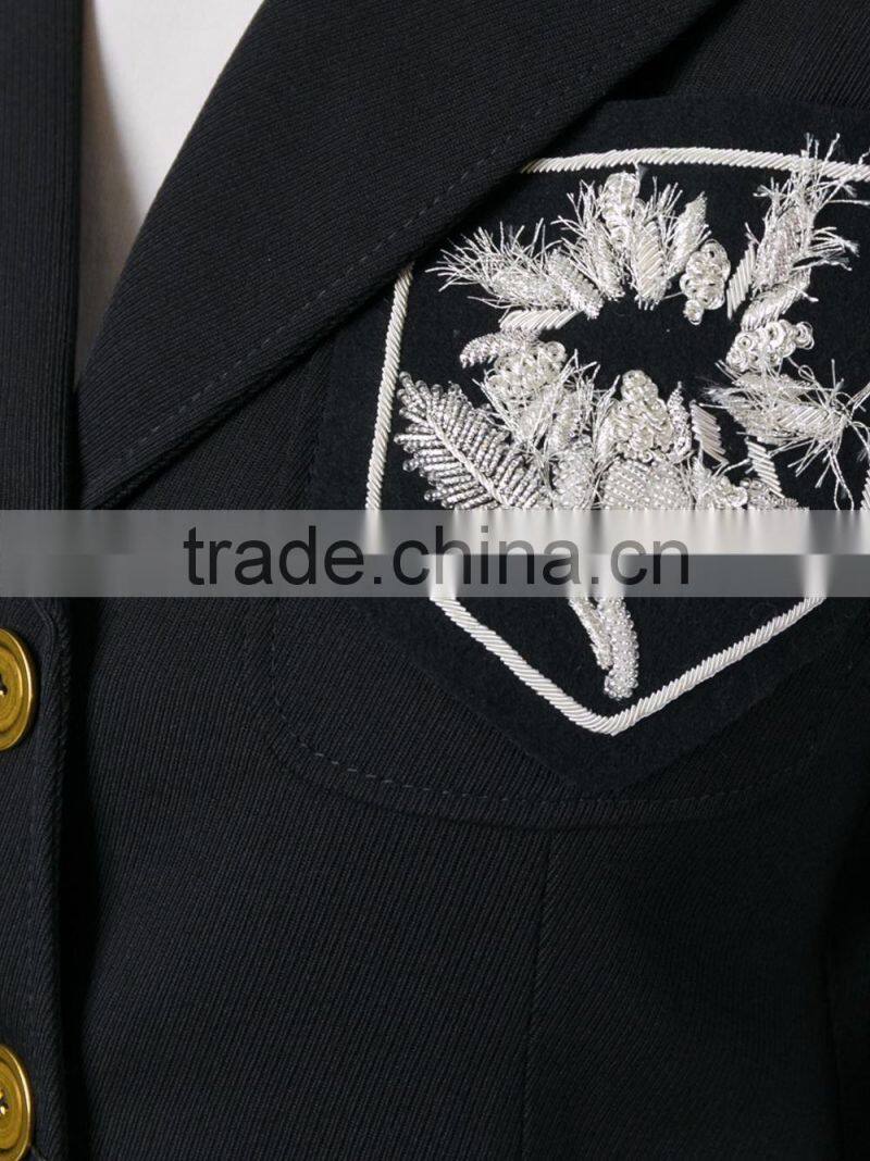 Shandao OEM simple design long sleeve cotton winter women coat model