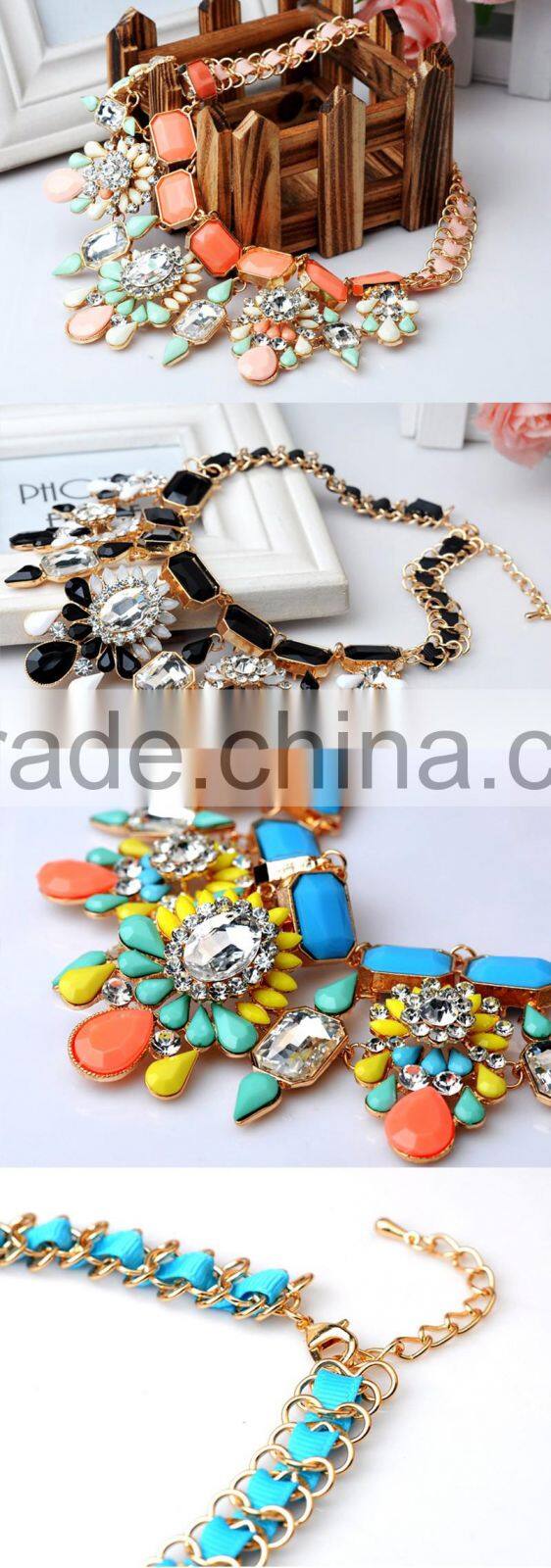Wholesale Fashion Jewelry Latest Design Beads Necklace And Pendant Necklace